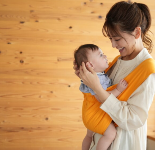 【寒い日が続くと、抱っこの時間も増えますね】